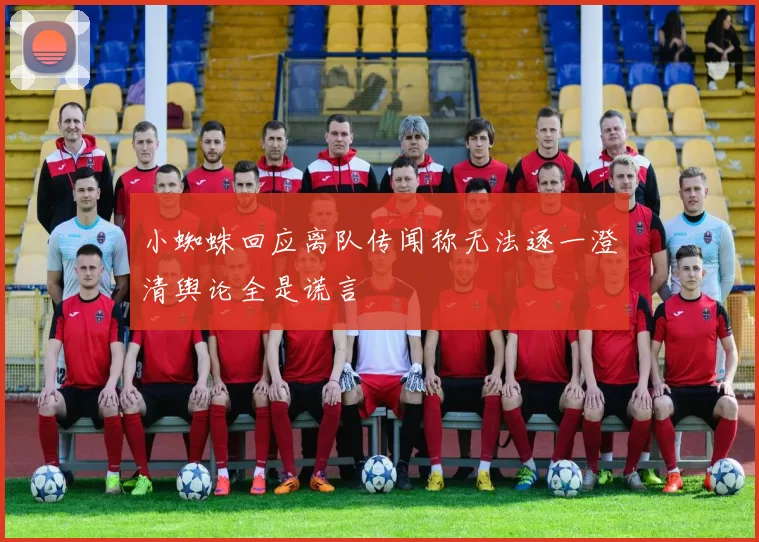 小蜘蛛回应离队传闻称无法逐一澄清舆论全是谎言